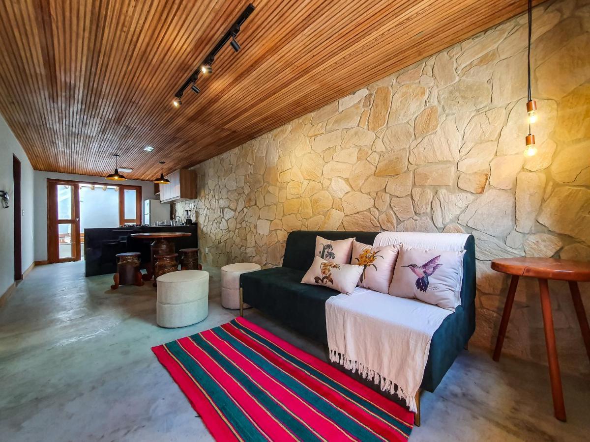 Casita Amarela Na Rua Mais Charmosa De Mucuge - Ba Villa Exterior foto