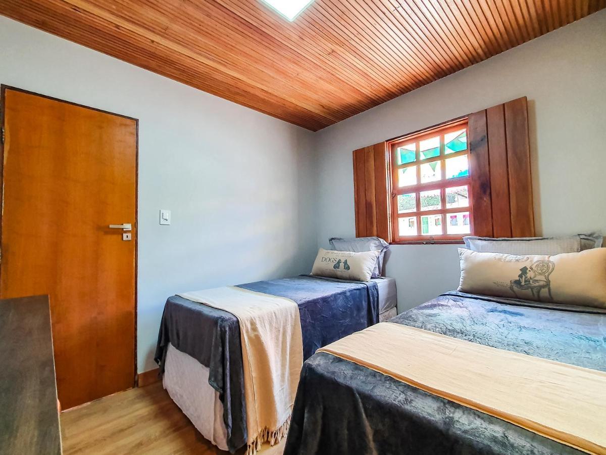Casita Amarela Na Rua Mais Charmosa De Mucuge - Ba Villa Exterior foto