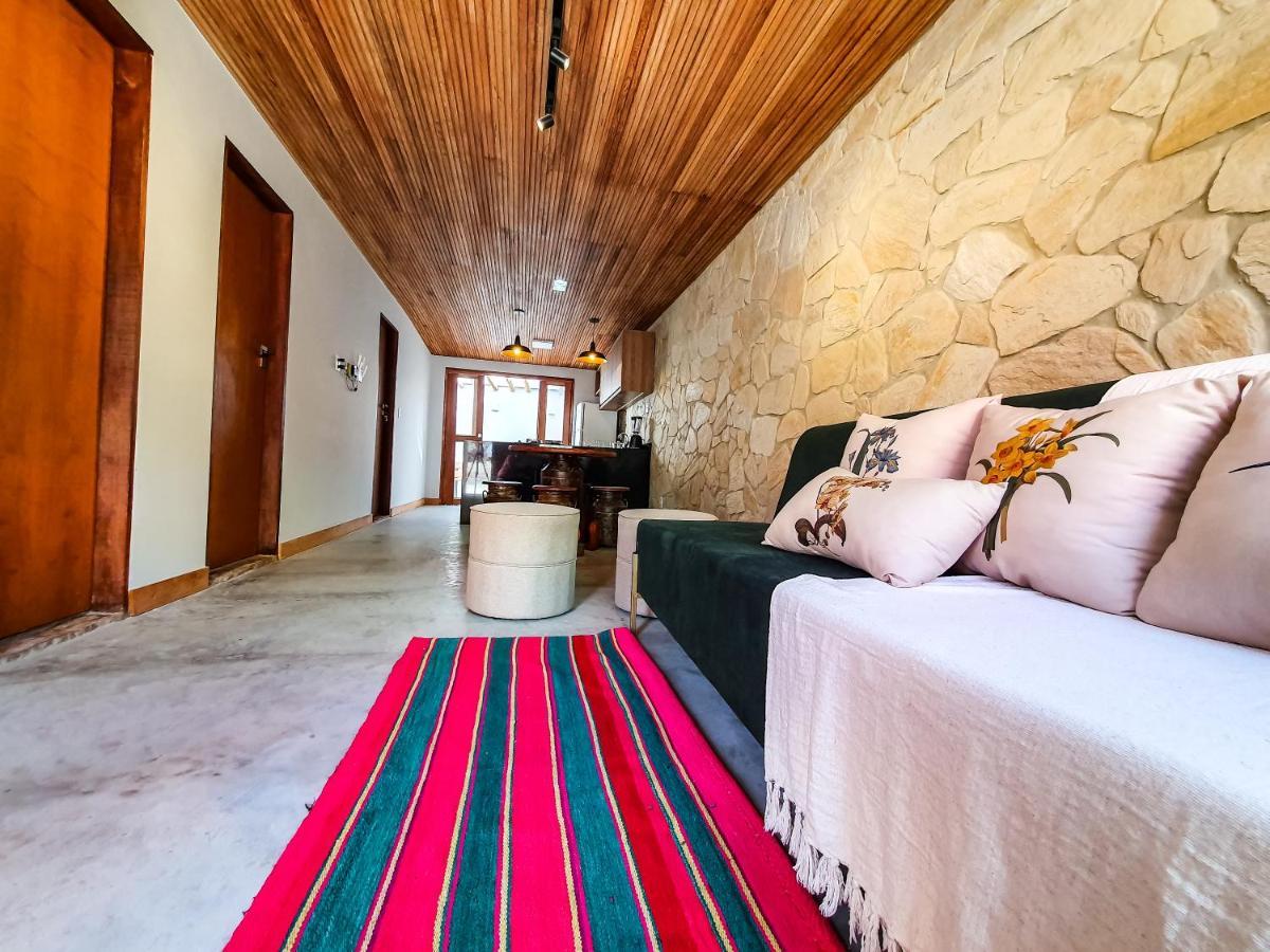 Casita Amarela Na Rua Mais Charmosa De Mucuge - Ba Villa Exterior foto