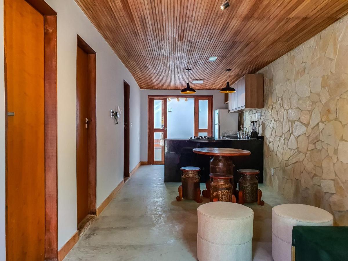 Casita Amarela Na Rua Mais Charmosa De Mucuge - Ba Villa Exterior foto